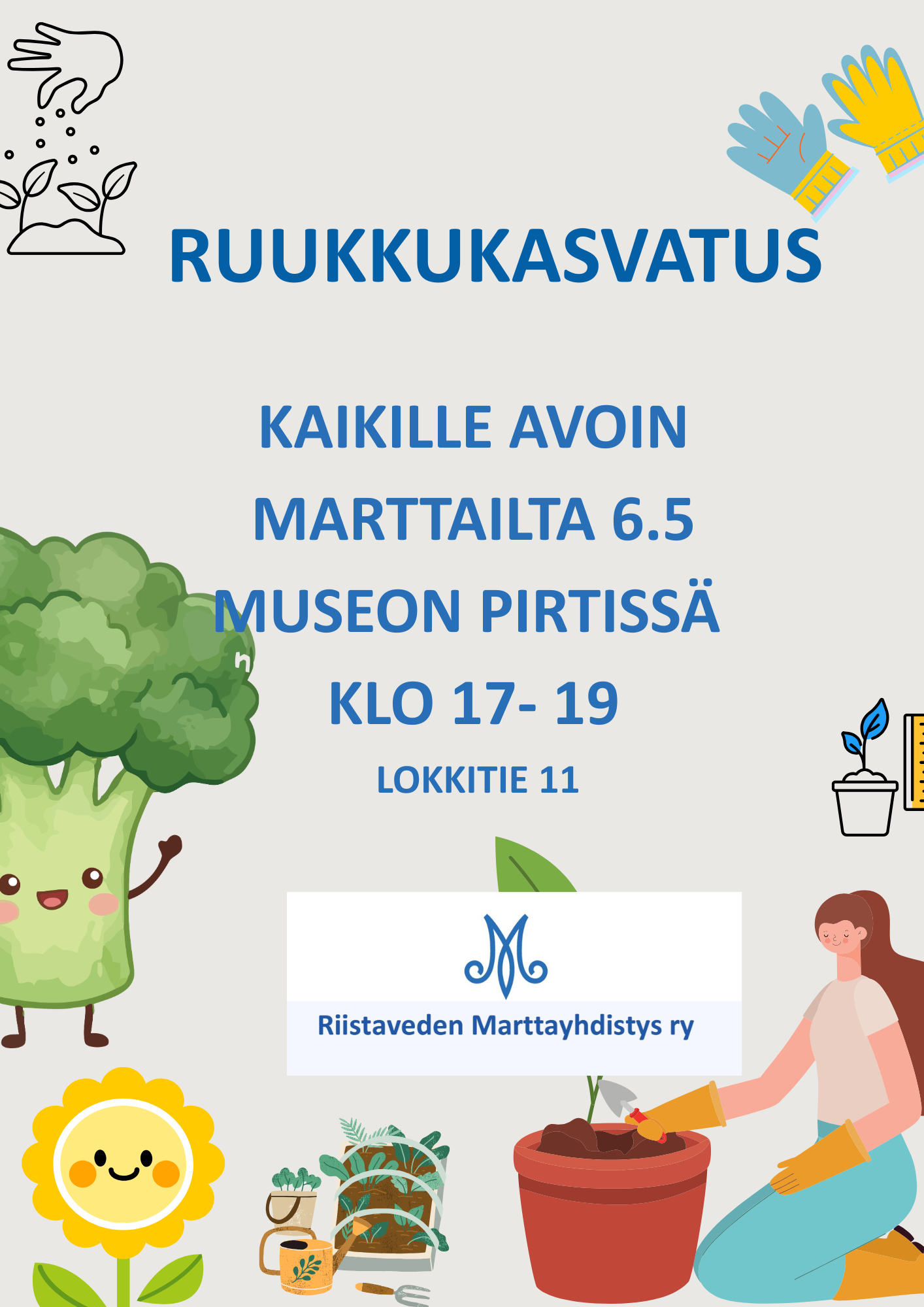 Kaikille avoin marttailta teemana Ruukkukasvatus