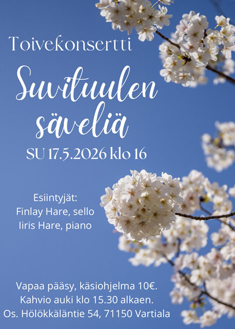 Toivekonsertti: Suvituulen säveliä
