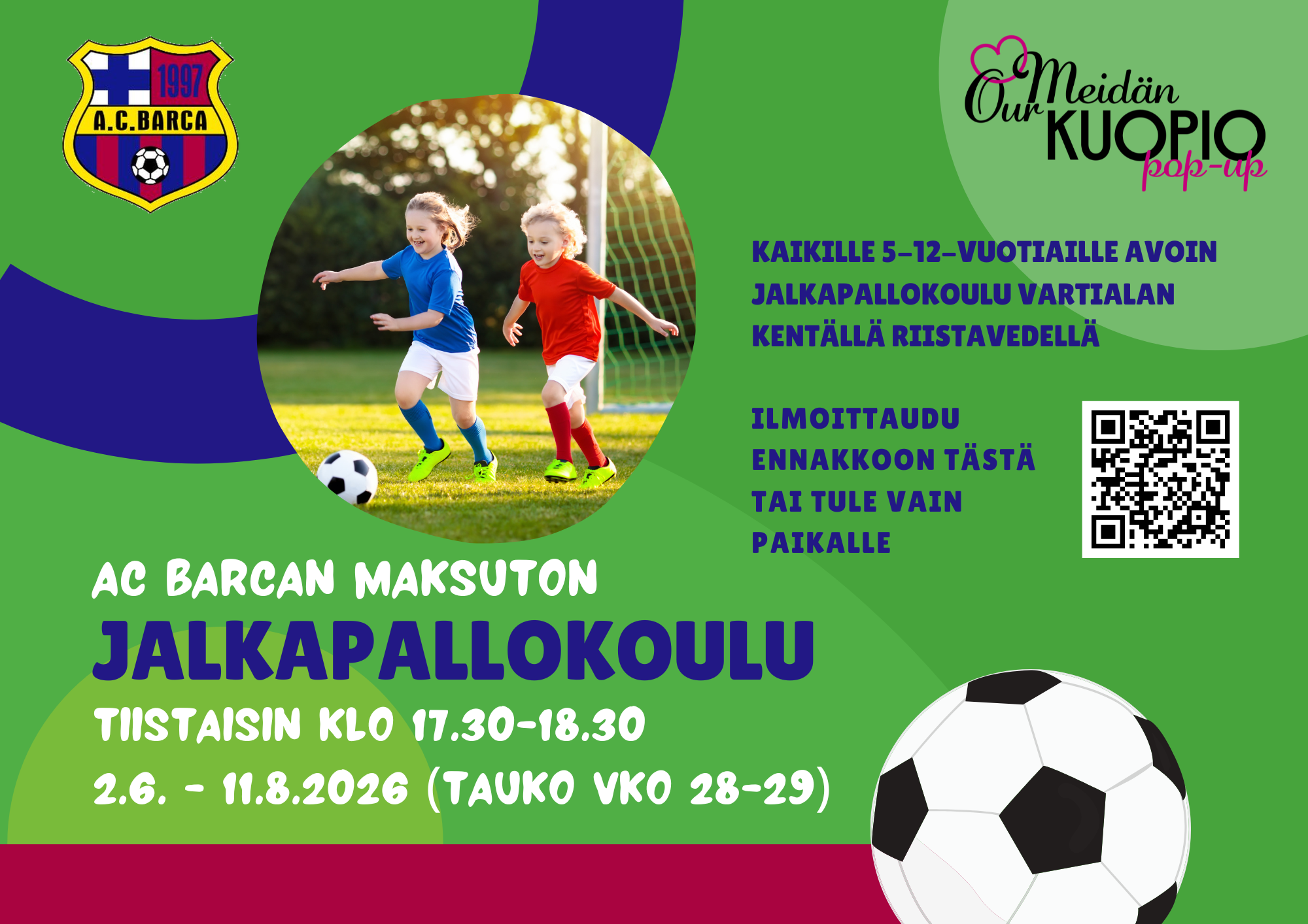 Maksuton jalkapallokoulu